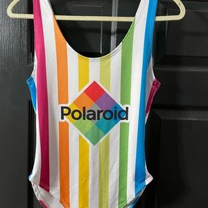 Polaroid one piece swimsuit or bodysuit